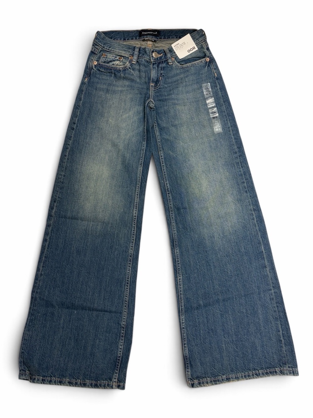 Aeropostale Wide Leg Blue Jeans